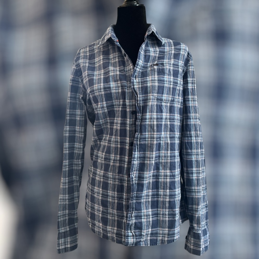 Colin's Men's Pattern Long Sleeve Button Up Shirt Sz Large